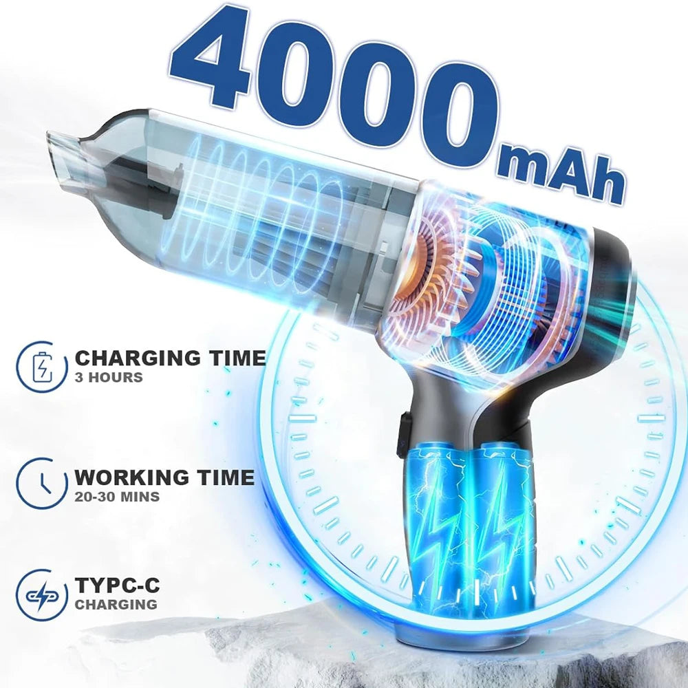 Car Vacuum Cleaner Wireless Portable  95000PA