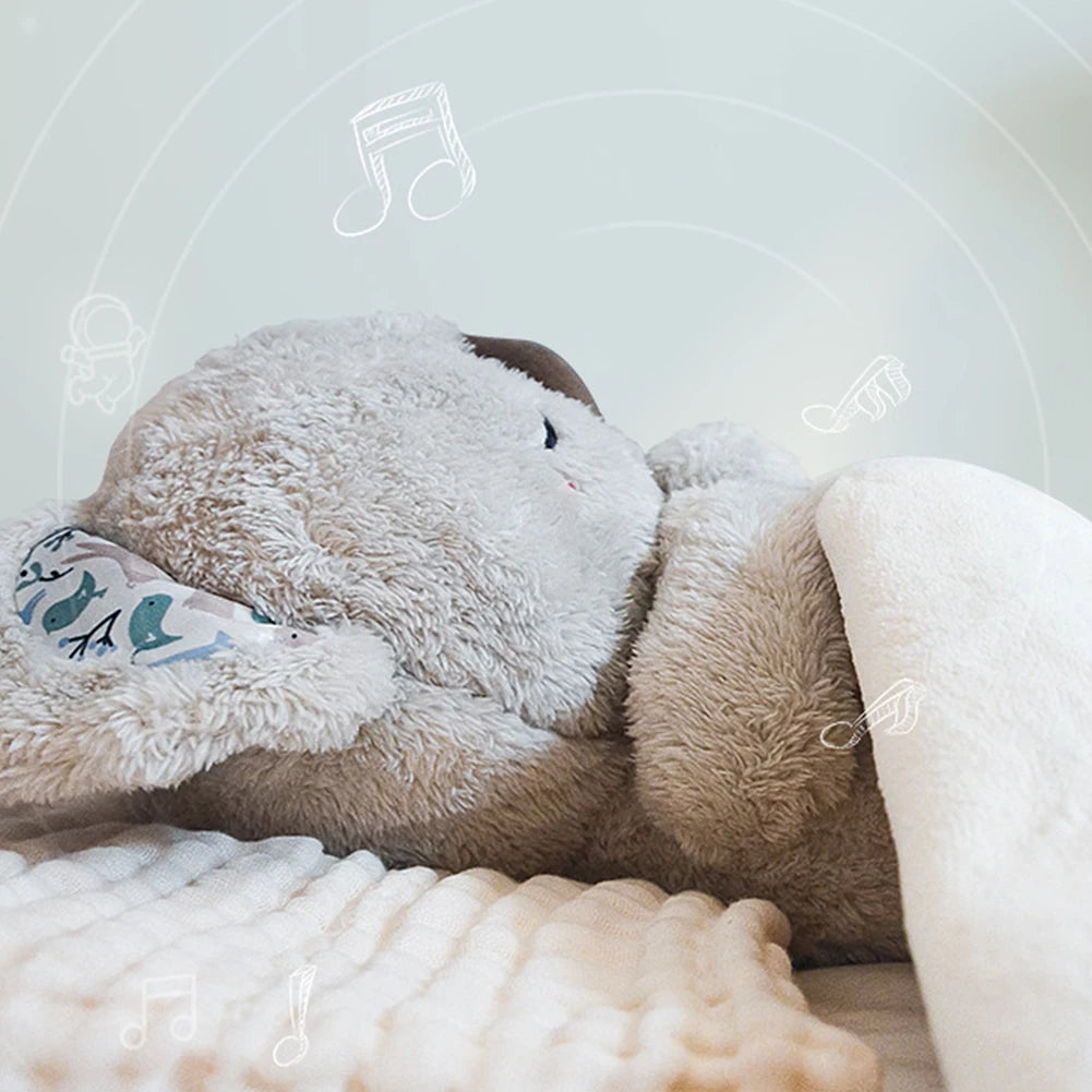 Cute Koala Baby Sleep Buddy Plush Doll with Music Lights Breathing Koala Bear Toy Anxiety Relief Soothing Plush Stuffed Animal